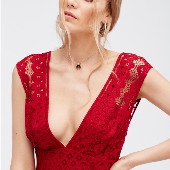 NWT Free People One Million Lovers Lace Dress - Picture 5 of 8